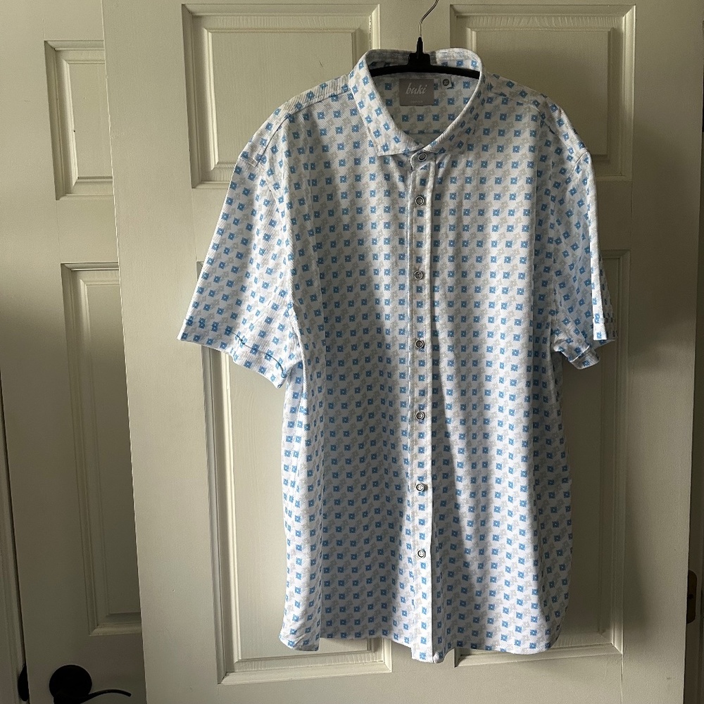 Buki - Short Sleeve Tech Button Down - Size XL